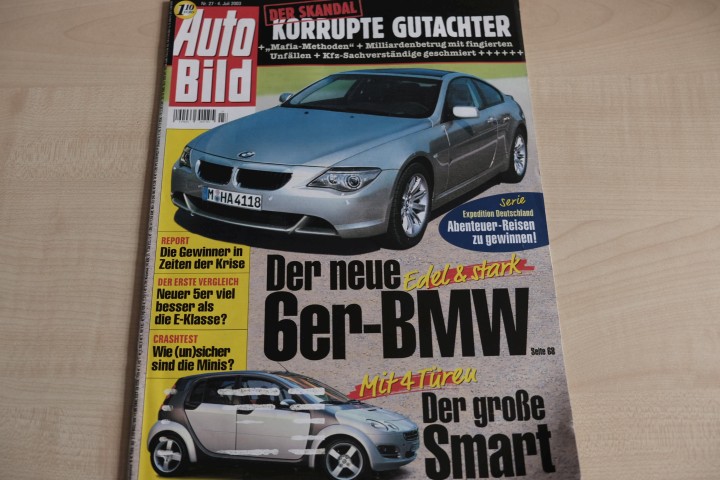 Deckblatt Auto Bild (27/2003)